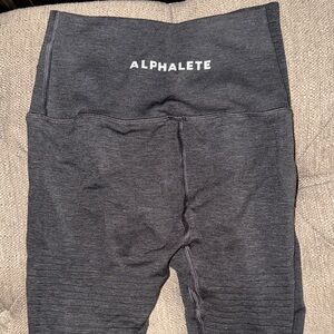 Alphalete Black High-Waisted Leggings